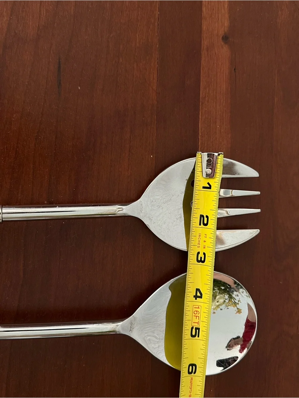 Vintage Pottery Barn Shell Salad Serving Utensils